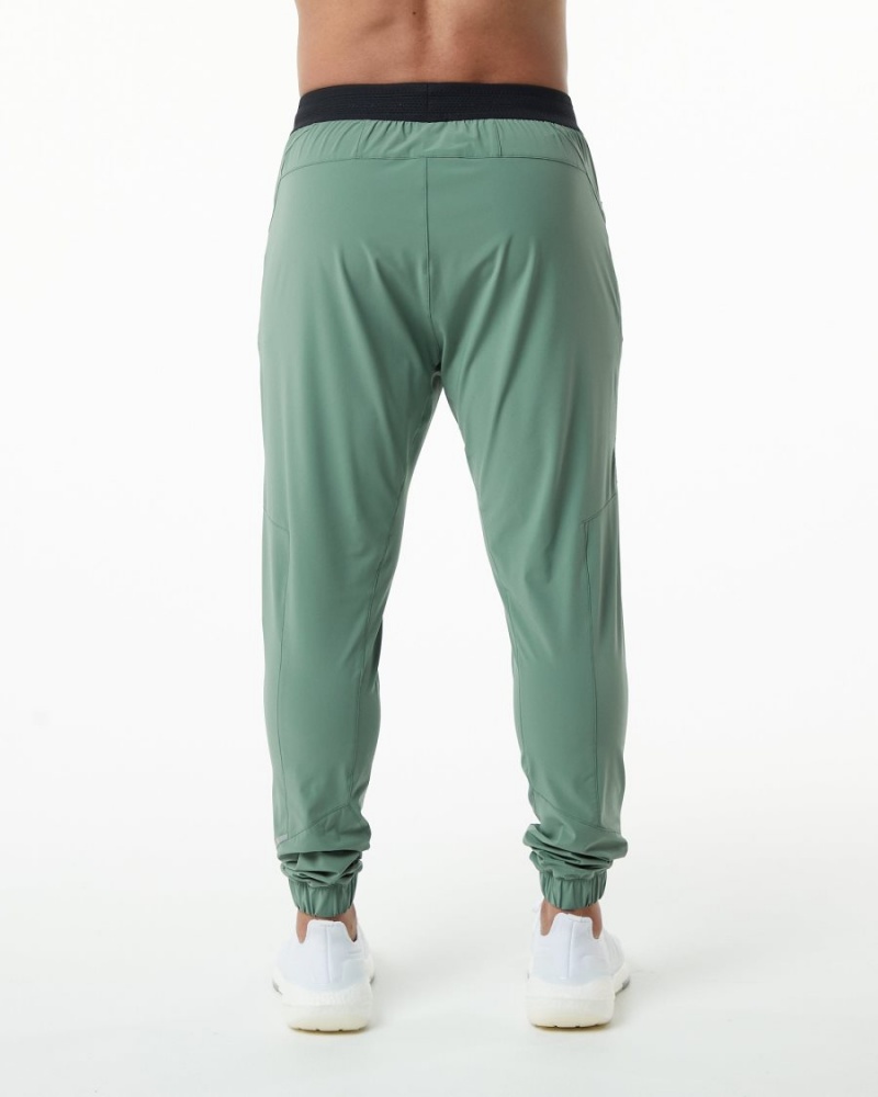 Sage Green Alphalete Studio Pant Men's Jogger | 5832194-SV