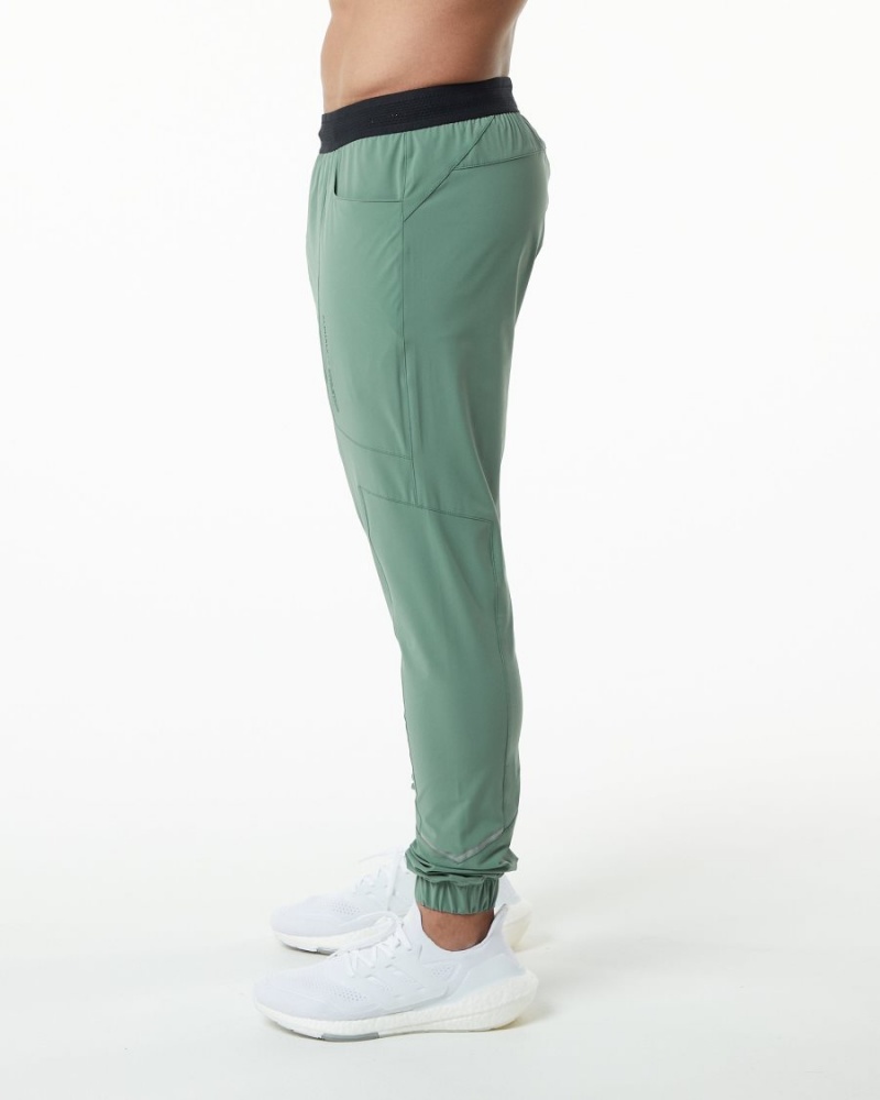 Sage Green Alphalete Studio Pant Men's Jogger | 5832194-SV