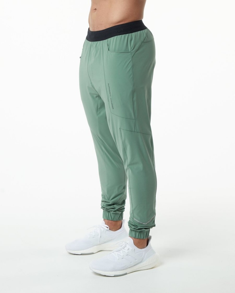 Sage Green Alphalete Studio Pant Men's Jogger | 5832194-SV