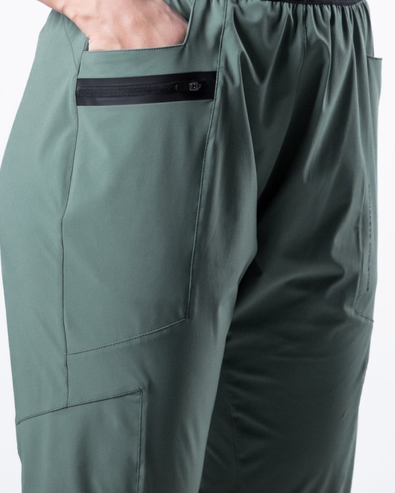 Sage Green Alphalete Studio Pant Women's Jogger | 0652934-GZ