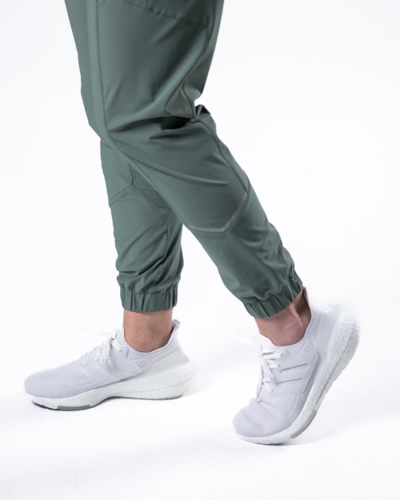 Sage Green Alphalete Studio Pant Women's Jogger | 0652934-GZ