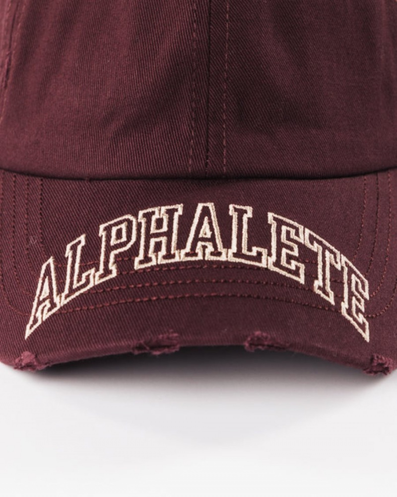 Sangria Alphalete Collegiate Vintage Cap Women's Accessories | 6854309-MX