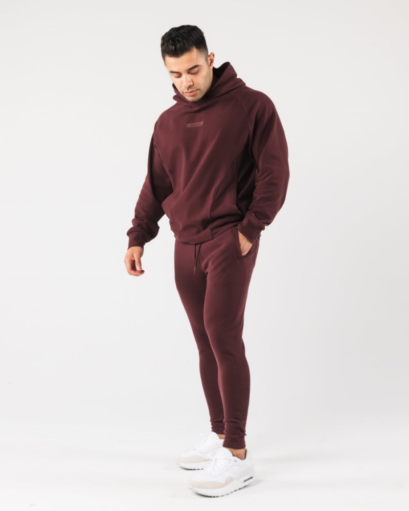 Sangria Alphalete Identity Pro Hoodie Men's Hoodie | 2071938-WC