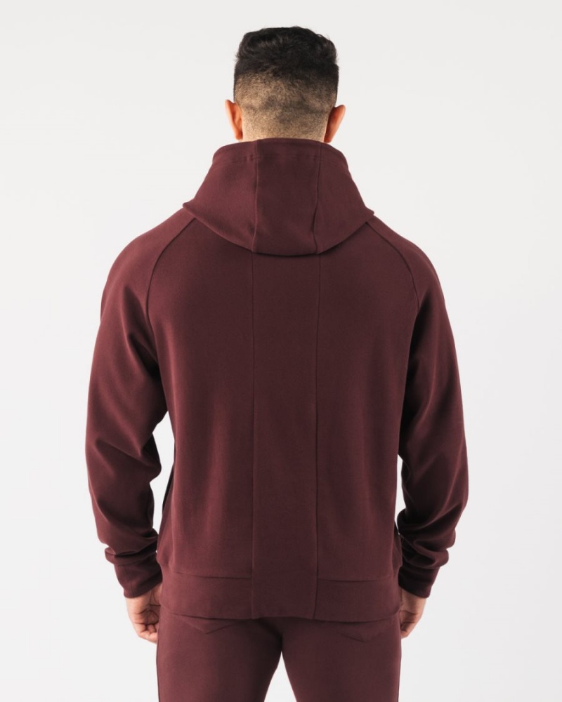 Sangria Alphalete Identity Pro Hoodie Men's Hoodie | 2071938-WC