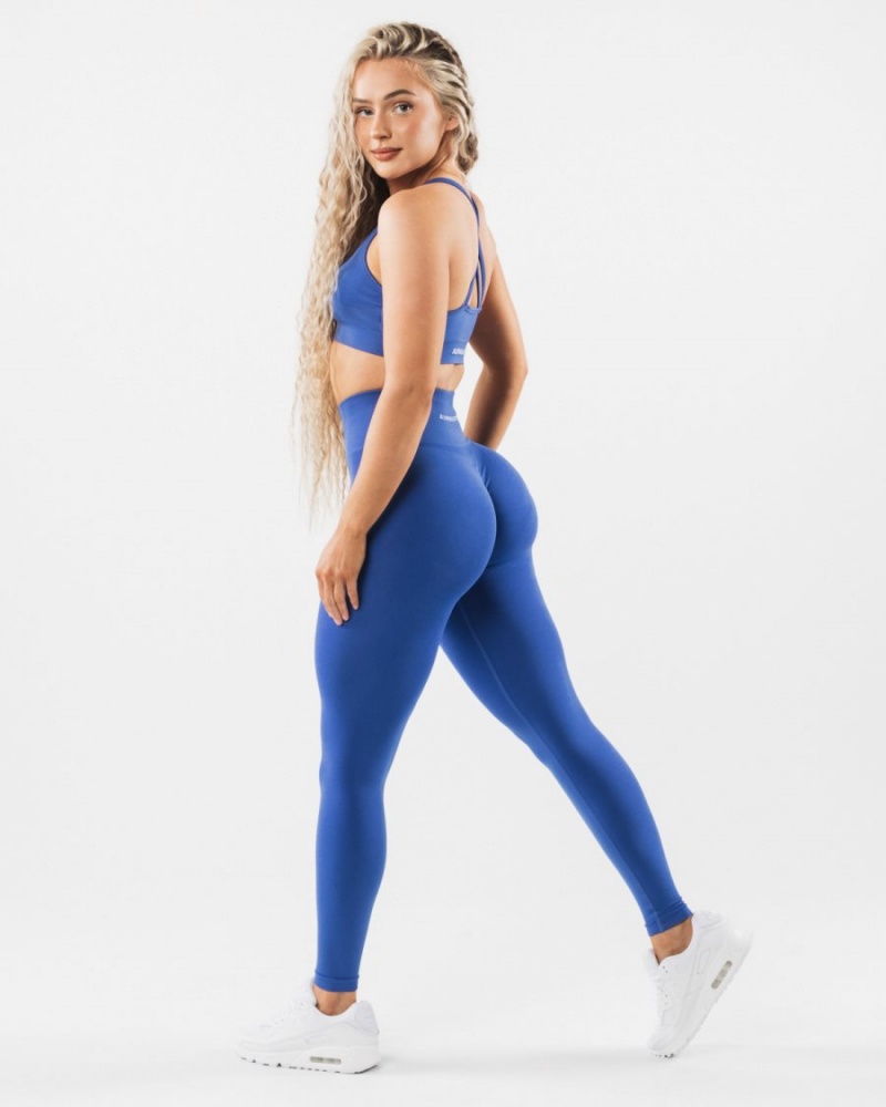 Sapphire Alphalete Amplify Legging Women's Leggings | 1783092-IU