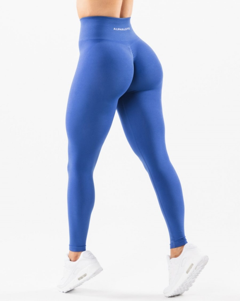 Sapphire Alphalete Amplify Legging Women\'s Leggings | 1783092-IU