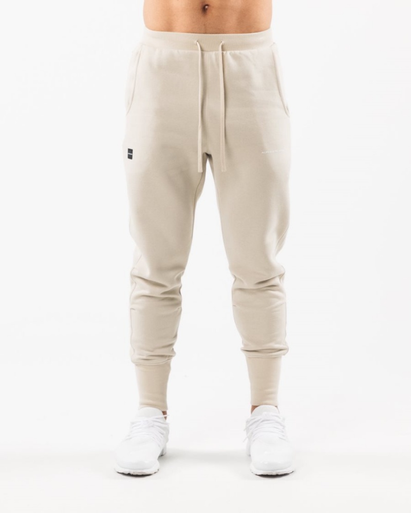 Sea Shell Alphalete Academy Club Jogger Men's Jogger | 4897502-MO