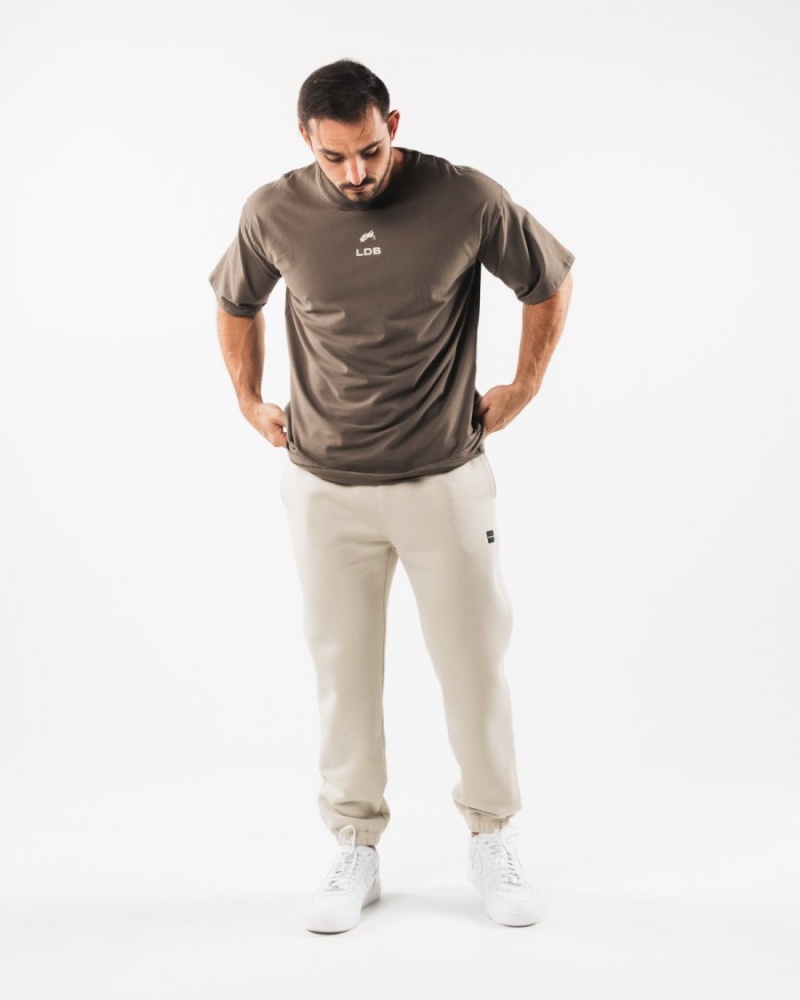 Sea Shell Alphalete Academy Relaxed Jogger Men's Jogger | 4153780-SH