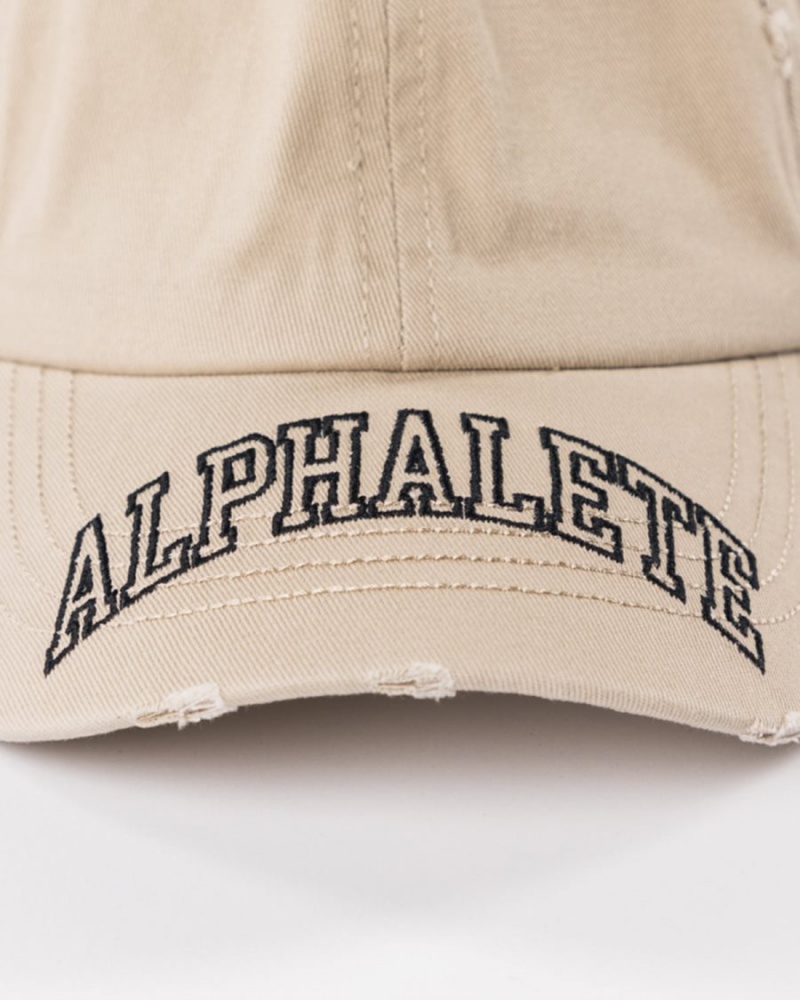 Sea Shell Alphalete Collegiate Vintage Cap Women's Accessories | 9643102-RQ