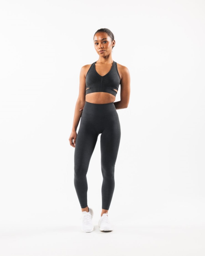 Shadow Alphalete Stratus Bra Women's Sports Bra | 1387496-YW