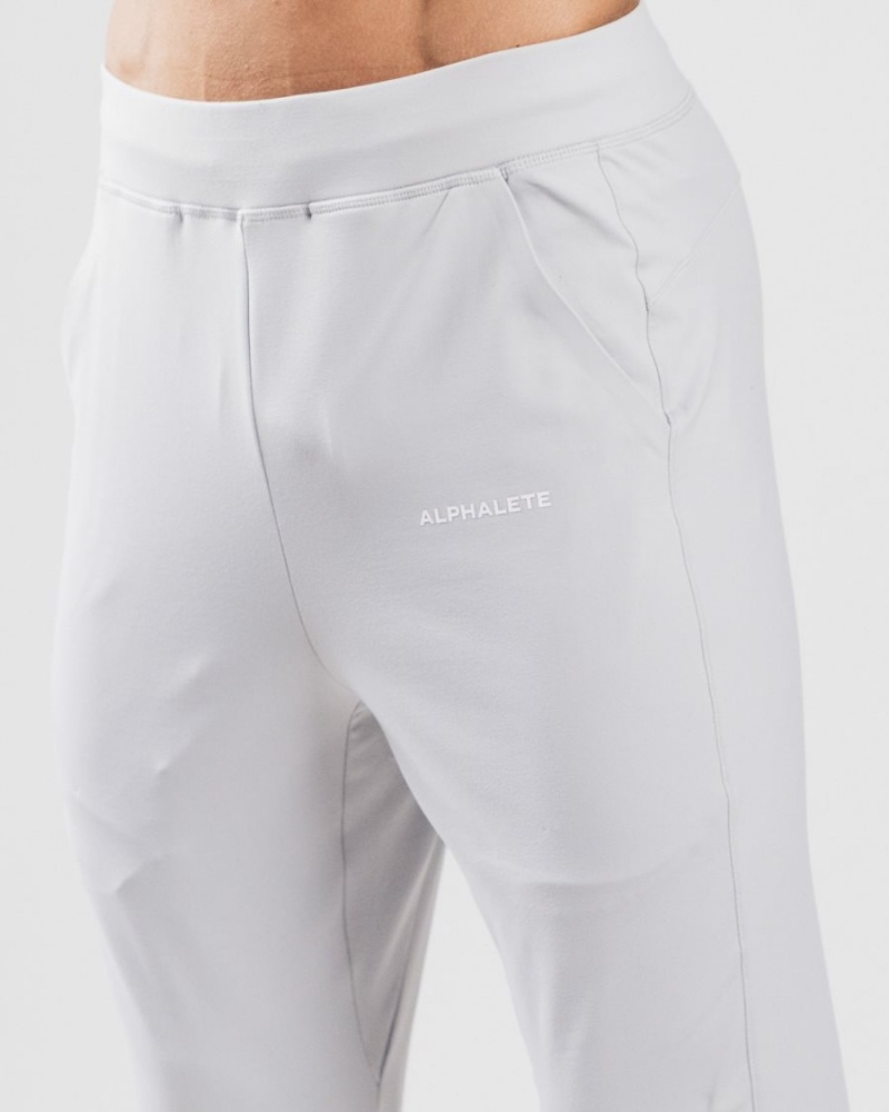 Silver Alphalete Trace Jogger Men's Jogger | 9680732-BZ