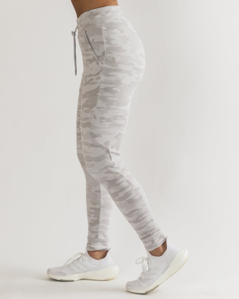 Silver Camo Alphalete Identity Jogger Women's Jogger | 1436895-AL