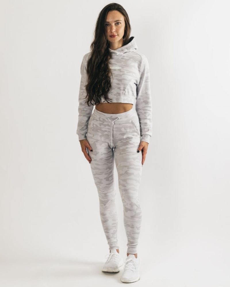 Silver Camo Alphalete Identity Jogger Women's Jogger | 1436895-AL