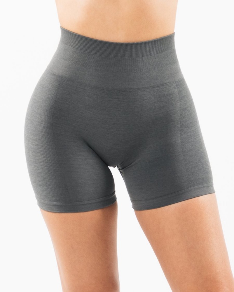 Smoke Alphalete Amplify Short 4.5" Women's Shorts | 4632975-LV