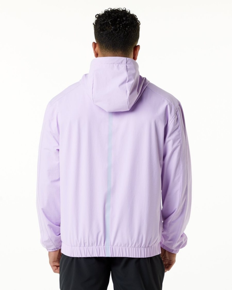 Static Lavender Alphalete Infinity Tech Jacket Men's Jackets | 4507683-WR