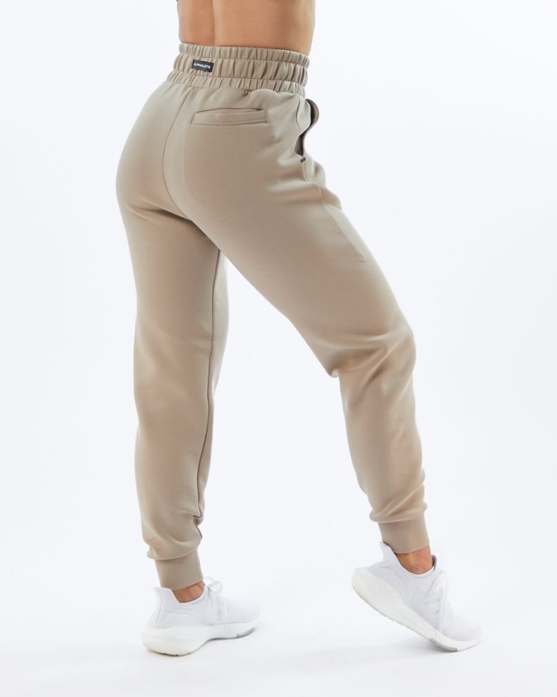 Tan Alphalete ELMTS Cuffed Jogger Women's Jogger | 4209813-YW