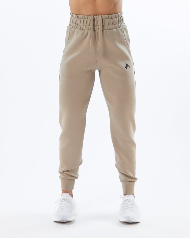 Tan Alphalete ELMTS Cuffed Jogger Women's Jogger | 4209813-YW