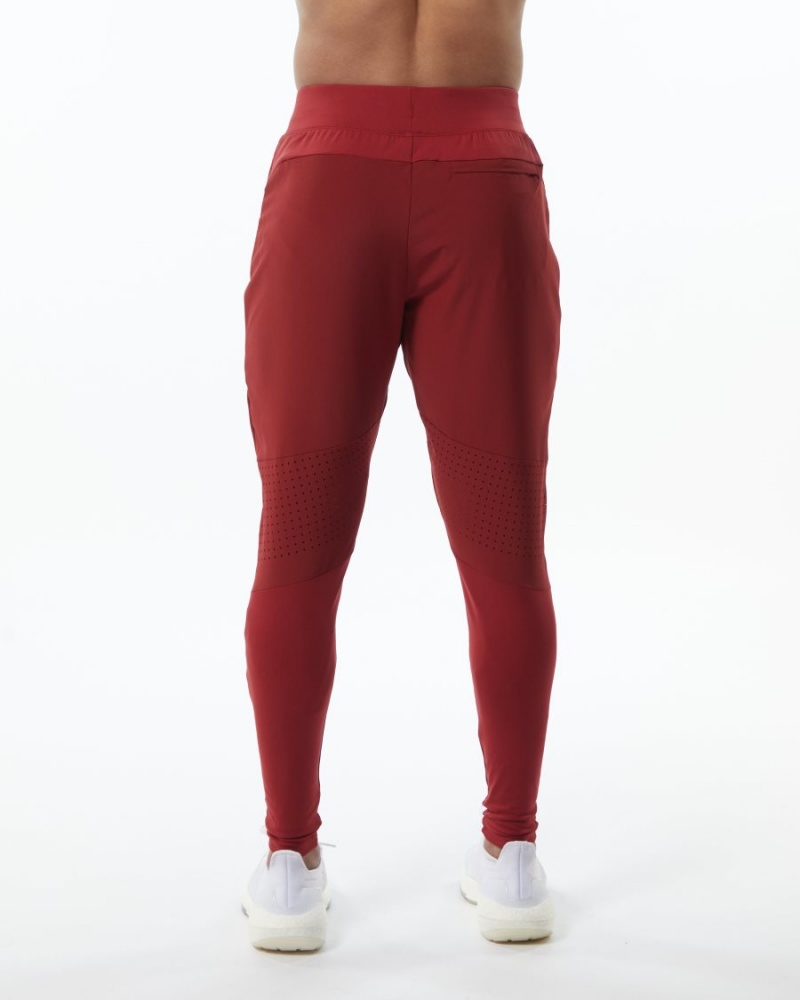 Tartan Red Alphalete Infinity Tech Pant Men's Jogger | 7821506-YT