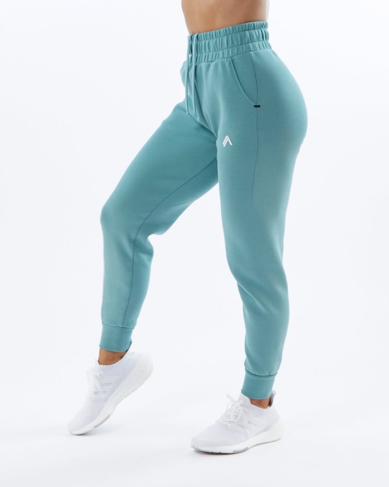 Teal Alphalete ELMTS Cuffed Jogger Women\'s Jogger | 1258734-AX