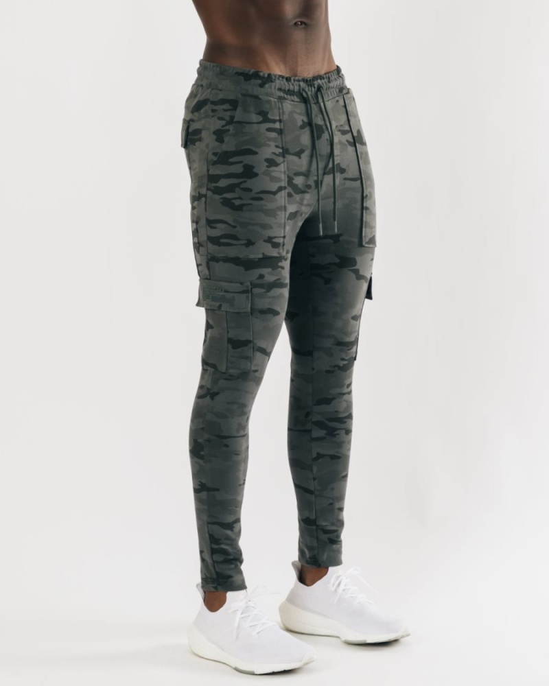 Terrain Camo Alphalete Identity Cargo Men's Jogger | 5617089-WF