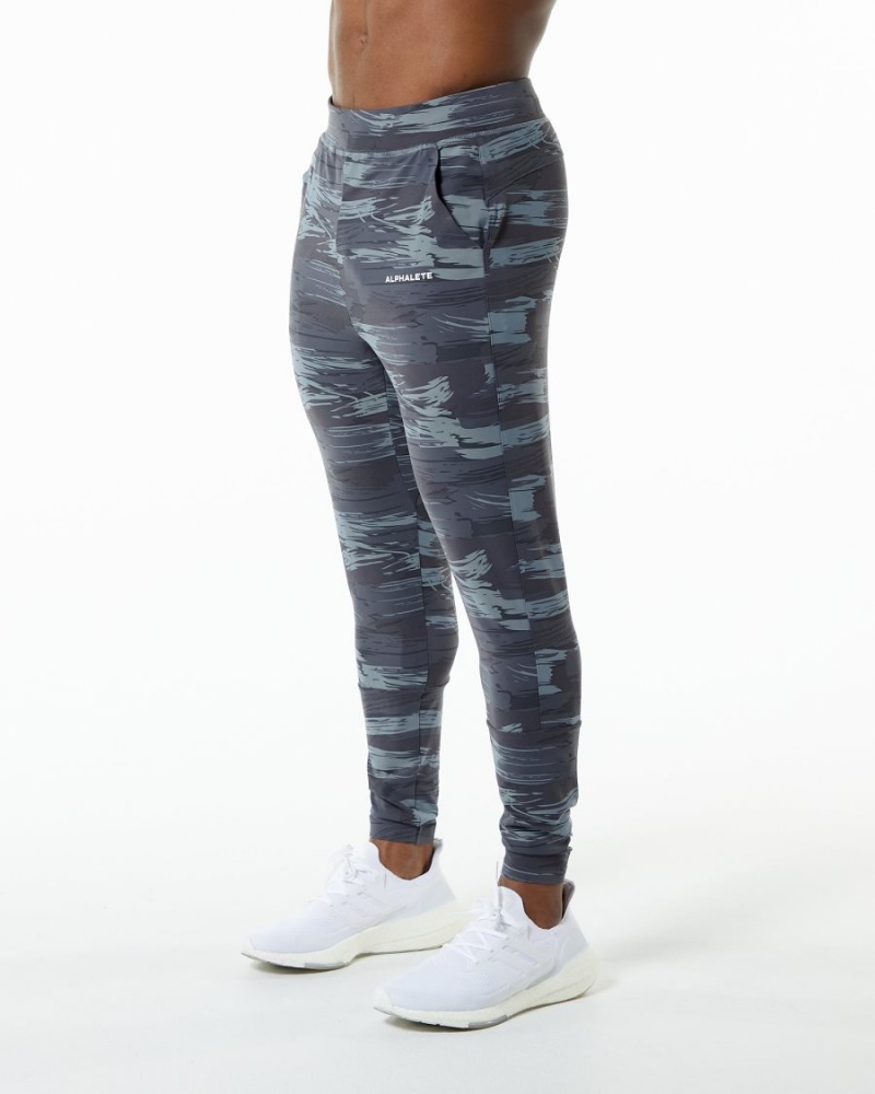 Trooper Canvas Camo Alphalete Trace Jogger Men's Jogger | 8459312-IV