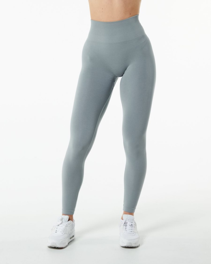 Utility Grey Alphalete Amplify Legging Women's Leggings | 4372015-JL