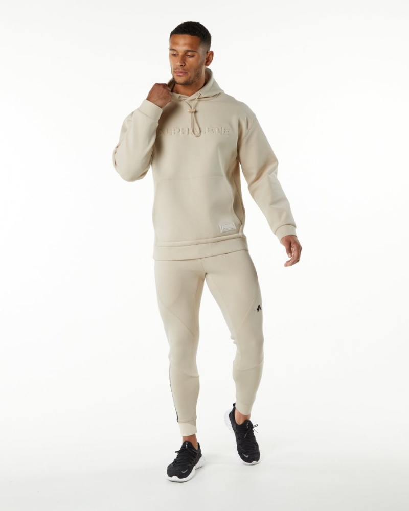 Vanilla Alphalete ELMTS Hoodie Men's Hoodie | 6132584-OQ