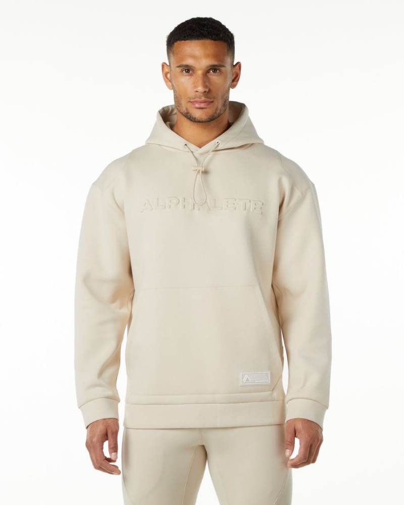 Vanilla Alphalete ELMTS Hoodie Men\'s Hoodie | 6132584-OQ