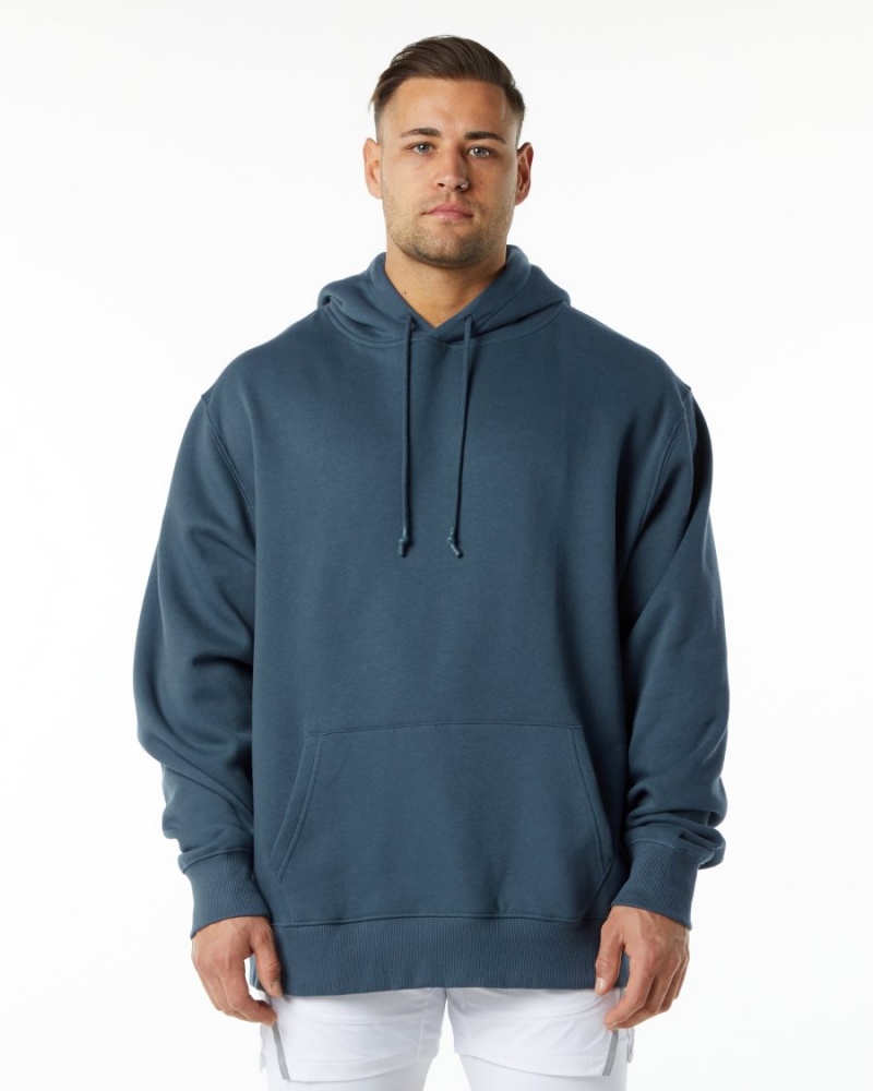 Whale Blue Alphalete Unity Hoodie Men's Hoodie | 0845913-YP