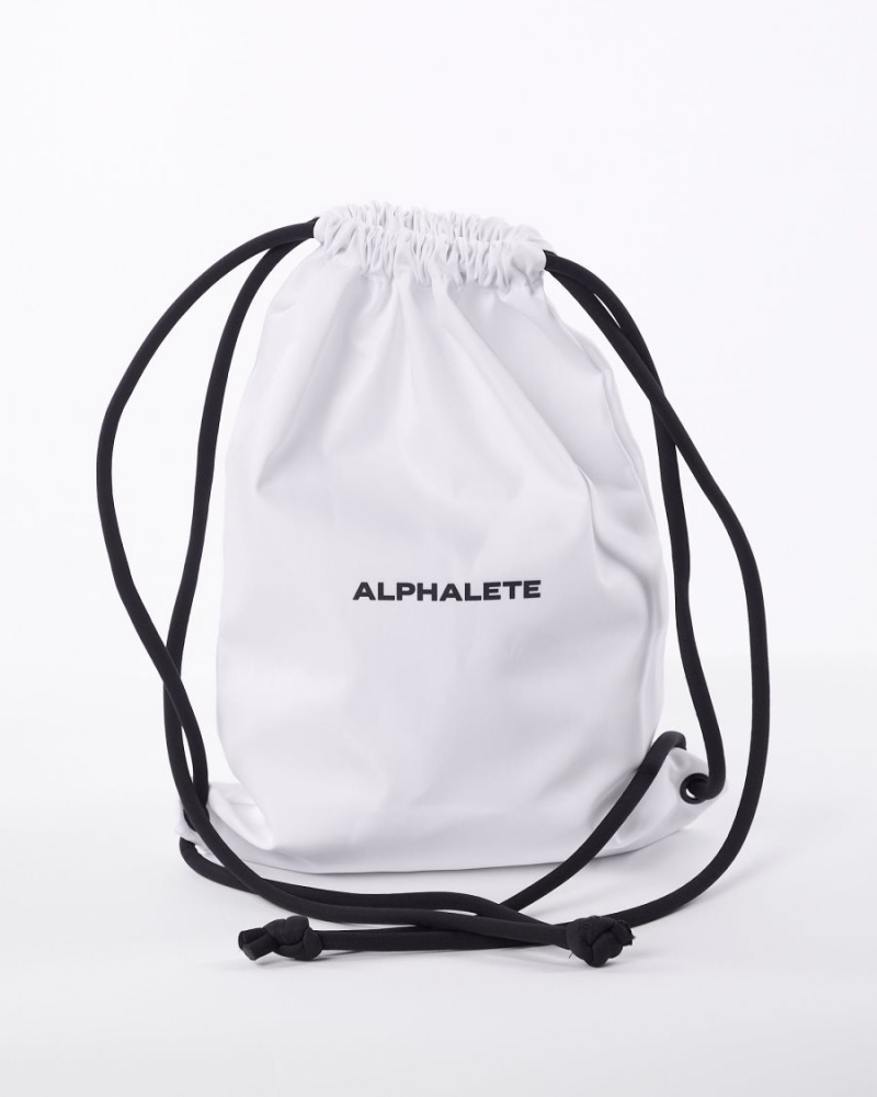 White Alphalete Essential Bag Women\'s Accessories | 5306278-TJ