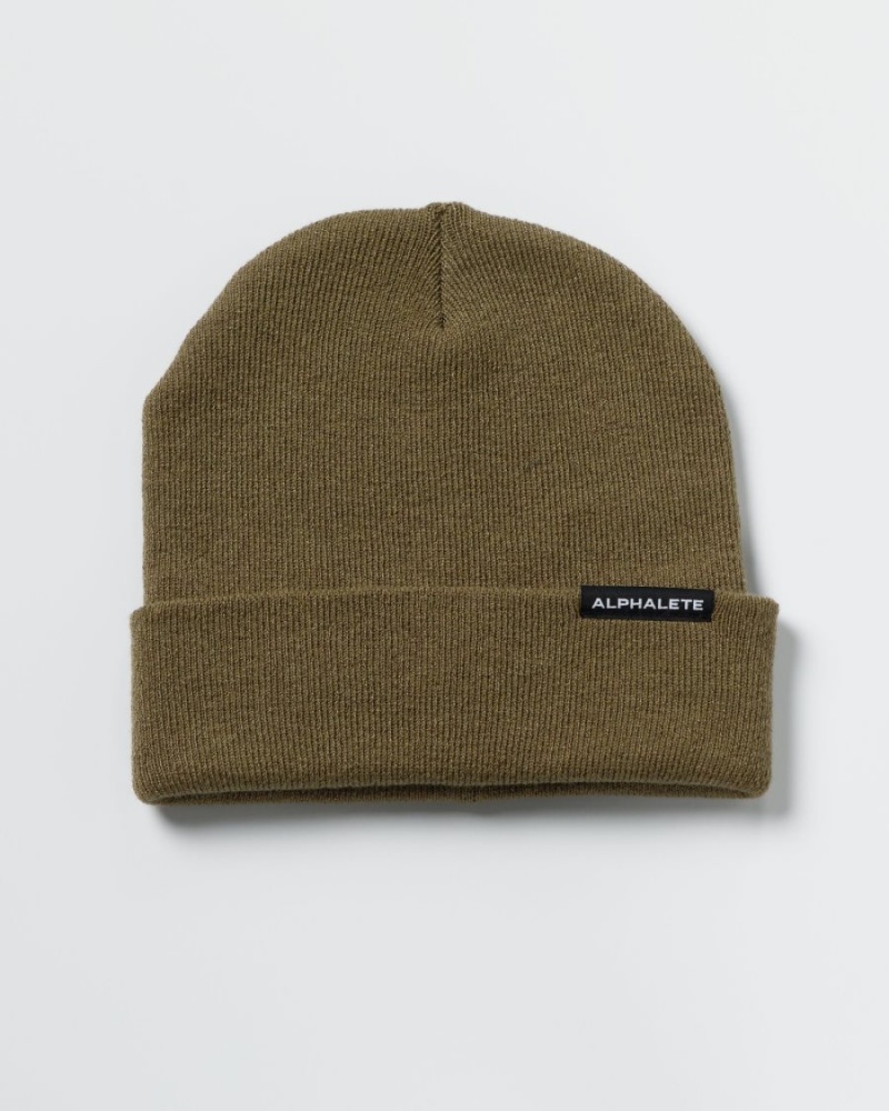 Willow Alphalete Essential Foldover Beanie Women's Accessories | 7806243-VP