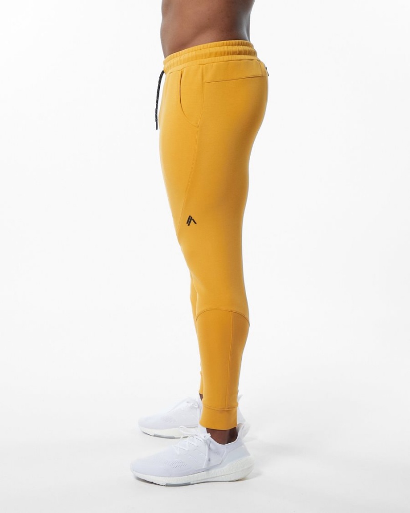 Yellow Alphalete ELMTS Cuffed Jogger Men's Jogger | 4579620-UN